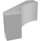 Ekena Millwork 4-in. W x 8-in. D x 8-in. H Westlake Architectural Grade PVC Knee Brace BRCP04X08X08WTL - alternate 3